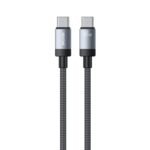 WK WDC-98 Kingkong Ruike Series 65W USB-C / Type-C to USB-C / Type-C Braided Charging Data Cable, Length: 1m, Type-C to Type-C